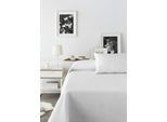Tagesdecke OTTO HOME "Annika gesteppte Tagesdecke, aus 50% recyceltem Polyester", weiß, B:250cm L:280cm, Mischgewebe, Tagesdecken, Tagesdecke, und 50% Baumwolle, ab Größe 140x210 cm