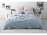 Tagesdecke OTTO HOME "Bailee", hellblau, B:140cm L:200cm, Baumwolle, Tagesdecken, Tagesdecke, weiche Musselin Qualität, viele Farben erhältlich, ab 140x200 cm