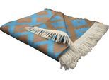 Wohndecke ADAM "Maroccan Shiraz", blau, B:145cm L:190cm, Baumwolle, Wohndecken, Wohndecke, mit aufregendem Muster, Kuscheldecke