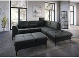 Hocker SIT & MORE "Bendigo", schwarz, B:114cm H:45cm T:71cm, Hocker, Hocker, mit Klappfunktion, Bodenfreiheit 15 cm, wahlweise in 2 Fußfarben