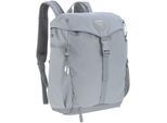 Wickelrucksack LÄSSIG "Green Label, Outdoor, Grey", Baby, Gr. B/H/T: 28cm x 42cm x 16cm, grau, Polyester, Rucksäcke Wickelrucksack, PETA-approved vegan; zum Teil aus recyceltem Material