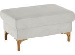 Stauraumhocker 3C CANDY "Lecce", silber, B:90cm H:45cm T:60cm, 95% Polyester, 5% Nylon, Hocker, Stauraumhocker, passend zur Serie