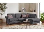 Ecksofa SIT & MORE "Clio L-Form", grau (anthrazit), B:254cm H:89cm T:190cm, Sofas, Ecksofa, wahlweise mit Bettfunktion und Bettkasten, inklusive Federkern