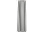 Vorhang ADAM "Uni Collection light" Gr. 3, grau (hellgrau), B:145cm H:225cm, Baumwolle (Bio-Baumwolle), Gardinen, Vorhang, aus 100% Bio-Baumwolle
