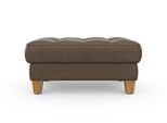 Stauraumhocker SIT & MORE "Westham", braun (coffee), B:101cm H:47cm T:66cm, 100% Polyester, Hocker, Stauraumhocker, wahlewise mit/ohne Federkern
