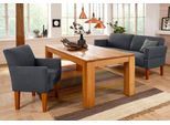 Sofa HOME AFFAIRE "Fehmarn", grau, B:190cm H:98cm T:81cm, Microfaser in Antik Leder Optik aus 100% Polyester, Sofas, Sofa, in 3 Breiten