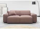 2-Sitzer HOME AFFAIRE "Glimminge auch in Breitcord + Feincord + Easy care-Bezug", rosa (rosé), B:194cm H:71cm T:101cm, 95% Polyester, 5% Nylon, Sofas, 2-Sitzer, besondere Kedernähte,, Zierkissen