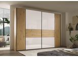 Schwebetürenschrank STAUD "Sonett 321G, Made in Germany", eiche, ws, B:249cm H:240cm T:68cm, Holzwerkstoff, Schränke, Schwebetürenschrank, mit vier verschiedenen Ausstattungsvarianten