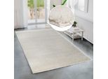 Hochflor-Teppich BRUNO BANANI "Shaggy Soft" Gr. 6, beige (creme), B:200cm H:30mm L:290cm, Kunstfaser, Teppiche, Hochflor-Teppich, gewebt, Uni Farben, besonders weich und kuschelig, Kundenliebling