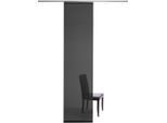 Schiebegardine HOMING "Manhattan" Gr. 1, schwarz, B:60cm H:245cm, Polyester, Gardinen, Schiebegardine, modern, Wohnzimmer, Schlafzimmer