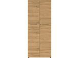 Aktenschrank GERMANIA "GW-Agenda, Mehrzweckschrank, abschließbar", grau (graphit, grandson, eiche, nachbildung), B:80cm H:197cm T:40cm, Holzwerkstoff, Schränke, Aktenschrank, optional mit 2 offenen Fächern, Maße 80x197 cm, Made in Germany