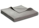Wohndecke BIEDERLACK "Unicolour", grau (graphit), B:150cm L:200cm, Baumwolle, Polyacryl, Polyester, Wohndecken, Wohndecke, in vielen Farben