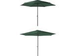 Sonnenschirm GARDEN PLEASURE, grün, Bezug: 100% Polyester, Standschirme, Sonnenschirm, Ø 300 cm, grün