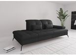 Recamiere SIT & MORE "Amica, inkl. Sitztiefenverstellung und Armteilverstellung", schwarz, B:231cm H:90cm T:122cm, Sofas, Recamiere, wahlweise mit Kopfteilverstellung und Stauraum