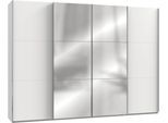 Schwebetürenschrank WIMEX "Level by fresh to go", weiß, B:300cm H:216cm T:65cm, Schränke, Schwebetürenschrank, mit Synchronöffnung