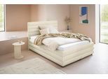 Polsterbett "Maylis Bouclé", beige (creme), B:152cm L:211cm, 95% Polyester, 5% Polyarcyl, LEGER HOME BY LENA GERCKE, Betten, Polsterbett, wahlweise mit und ohne Matratze und Lattenrost, auch in 200cm Breite