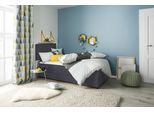Boxbett HOME AFFAIRE "Mieke", grau (anthrazit), B:103cm L:210cm, Struktur imprägniert (100%), Komplettbetten, Boxbett, incl. Bettkasten und Topper, Bezug imprägniert, 2 Breiten