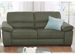 2-Sitzer CALIA ITALIA "Gaia, Sofa im edlen Design und mit erstklassigem Sitzkomfort", grün, B:177cm H:92cm T:97cm, Luxus-Microfaser Ginevra (100% Polyester), Sofas, 2-Sitzer, aus pflegeleichtem Luxus-Microfaser Ginevra Hydro Care