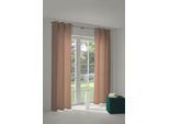 Vorhang ADAM "Uni Collection" Gr. 2, braun, B:145cm H:175cm, Jacquard, Baumwolle (Bio-Baumwolle), Gardinen, Vorhang, aus 100% Bio-Baumwolle