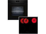 NEFF Backofen-Set "BTX46PB0", Energieeffizienz: A+, schwarz, Herdsets, mit pyrolytischer Selbstreinigung, Backofen-Set