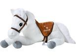 Kuscheltier HEUNEC "Bibi & Tina, Pferd Sabrina XXL soft", weiß, Plüschfiguren, KinderL:100cm, Kuscheltier, L:100cm