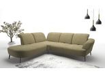 Ecksofa SIT & MORE "Dance, L-Form, inkl. Sitztiefenverstellung", grün (olive), B:302cm H:91cm T:270cm, 100% Polyester, Sofas, Ecksofa, inkl. Click&Seat, optional mit Kopfteilverstellung