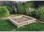 Sandkasten KONIFERA, beige (natur), Sandkästen, Kinder, B/H/L: 150cm x 24cm x 150cm, Holzwerkstoff, Sandkasten, BxLxH: 150x150x24 cm, B:150cm H:24cm L:150cm