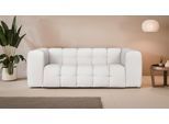 3-Sitzer "TALISHA Designersofa, moderne Steppung, Maße B/T/H: 229/110/75 cm", beige (creme), B:229cm H:75cm T:110cm, 100% Polyester, LEGER HOME BY LENA GERCKE, Sofas, 3-Sitzer, aufwendig gepolstert, hoher Sitzkomfort