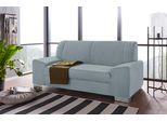2-Sitzer DOMO COLLECTION "Anzio in kubischer Formensprache, flache Armlehnen, Breite 184cm", grün (mint), B:184cm H:85cm T:93cm, Sofas, 2-Sitzer, wahlweise mit Federkern