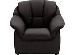 Sessel DOMO COLLECTION "Faenza für kleine Räume, zeitlos und elegant, kompakte Maße", braun (espresso), B:83cm H:88cm T:82cm, 92% Polyester, 8% Nylon, Sessel, Sessel