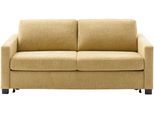 Schlafsofa HOME AFFAIRE "Vionelle, 3-Sitzer mit Kaltschaummatratze nach Wahl, Breite 206 cm", pistachio, B:206cm H:81cm T:98cm, 100% Polyester, Sofas, Schlafsofa, Dauerschläfer mit wahlweise Standard- oder Premium-Matratze
