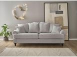3,5-Sitzer HOME AFFAIRE "WESTMINSTER", grau (lichtgrau), B:230cm H:95cm T:100cm, Sofas, 3 5-Sitzer, mit Federkern-Polsterung