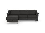 Ecksofa SIT & MORE "Freetown L-Form", grau (anthrazit), B:257cm H:84cm T:166cm, Sofas, Ecksofa, inklusive Kopfteilverstellung und komfortablem Federkern
