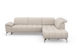Ecksofa SIT & MORE "Cool L-Form", grau (elephant), B:272cm H:79cm T:220cm, Sofas, Ecksofa, wahlweise mit Kopfteilverstellung und Vorziehsitz, motorisch