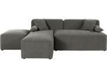 Ecksofa HOME AFFAIRE "Sundstrup L-Form", grau (anthrazit), B:220cm H:76,5cm T:153cm, 100% Polyester, Sofas, Ecksofa, Modulserie, individuelle Zusammenstellung
