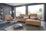 Ecksofa SIT & MORE "Gizeh L-Form", braun (machiato), B:289cm T:178cm, Sofas, Ecksofa, Fußhöhe 12 cm, inklusive Sitztiefenverstellung und Kopfteilverstellung