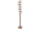 NÄVE LED Stehlampe "Belleza", silber (silberfarben), 1, Ø 22cm H: 140cm, 1 Stk., Leuchten, Flurleuchte warmweiß, H: 140cm, 27W, silberfarben, IP20, dimmbar, LED Stehlampe