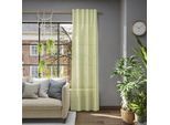 Vorhang NEUTEX FOR YOU "Libre-ECO", grün, B:142cm H:210cm, Jacquard, Polyester, Gardinen, Vorhang, nach Maß