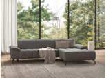 Ecksofa SIT & MORE "Cool L-Form", grau, B:290cm H:79cm T:185cm, Sofas, Ecksofa, wahlweise mit Kopfteilverstellung und Vorziehsitz, motorisch