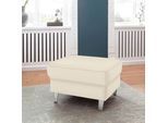 Hocker SIT & MORE "Texel", beige (creme), B:75cm H:47cm T:63cm, Kunstleder SOFTLUX;Luxus-Microfaser ALTARA NUBUCK (100% Polyester);Struktur (100% Polyester), Hocker, Hocker