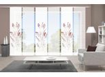 Schiebegardine VISION S "AYENE 6er SET" Gr. 1, rot, B:60cm H:260cm, Polyester, Gardinen, Schiebegardine, Schiebevorhang Digidruck 6er Set AYENE