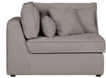 Sofa-Eckelement OTTO HOME "Enid", grau (taupe), B:130cm H:75cm, 100% Polyester, Polsterelemente, Sofa-Eckelement, Teil eines Modulsofas, fester Sitzkomfort, auch in Breitcord