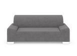 2,5-Sitzer DOMO COLLECTION "Anzio kubisches Design, flache Armlehnen, Breite 214cm", grau, B:214cm H:85cm T:93cm, Sofas, 2 5-Sitzer, Mit Federkern