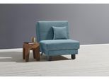 Sessel ELL + ELL "Enny", blau (petrol), B:85cm H:85cm T:100cm, 92% Polyester 8% Nylon, Sessel, Sessel