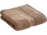 Gaestehandtuecher CHRISTY "SUPREME", braun (mocha), B:40cm L:76cm, Walkfrottier, Obermaterial: 100% Baumwolle, Handtücher, Gaestehandtuecher, Premium-Gästetücher in Luxusqualität, 650g/m², 40x76cm, 6er Set