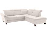 Ecksofa HOME AFFAIRE "Solvei L-Form", beige (natur), B:260cm H:104cm T:235cm, Luxus-Microfaser Lederoptik (100% Polyester);Struktur (100% Polyester);Luxus-Microfaser ALTARA NUBUCK (100% Polyester), Sofas, Ecksofa, wahlweise auch mit Kopfteilverstellung und Bettfunktion, Federkern