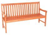 Gartenbank MERXX "Santos", braun, B:157cm H:89cm T:58cm, Holz, Sitzbänke, Gartenbank