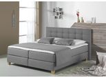 Boxspringbett HOME AFFAIRE "Moulay", beige, B:154cm L:231cm, Komplettbetten, Boxspringbett, inkl. Topper, in Überlänge 220 cm, 3 Härtegrade, auch in H4