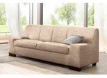 3-Sitzer DOMO COLLECTION "Norma zeitlos, kubisch und elegant, komfortabel, flache Armlehnen", beige (natur), B:212cm H:74cm T:85cm, Sofas, 3-Sitzer