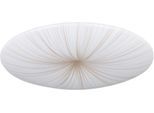 EGLO Deckenleuchte "NIEVES 1", weiß, Ø 51 H: 7cm, 1 Stk., Leuchten, Wohnzimmerlampe, Schlafzimmer, Küche, Flur, zeitloses Design, Deckenleuchte